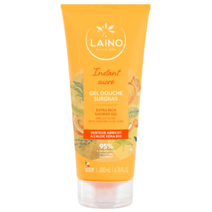 Gel douche surgras à l’Aloe vera BIO senteur Abricot