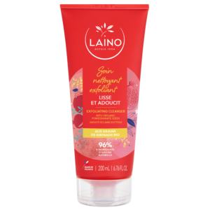 Soin nettoyant exfoliant aux grains de Grenade BIO